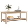  Coffee Table, 110x55x45 Cm, Solid Pine Wood