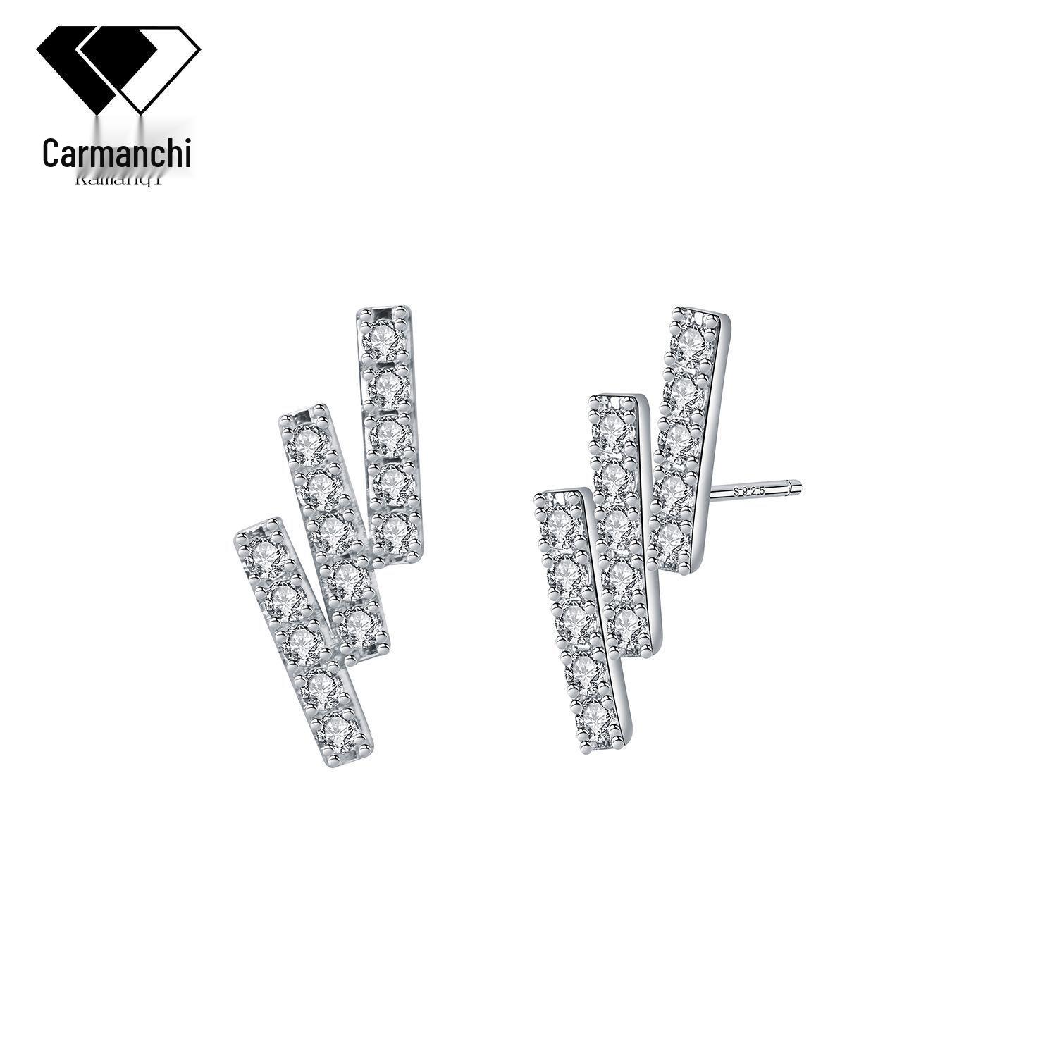 

High-End Cartoon Cross-Border S925 Silver Needle Earrings: Hot-Selling, Stylish Women s Fashion Accessory. платиновый