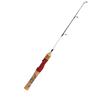 Ice Fishing Rod Wooden Grip Solid Structure Lightweight Portable Mini Fishing Pole for Freshwater Sea Surf Fishing