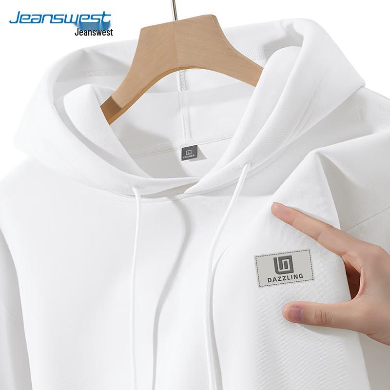 Jeanswest Men's Relaxed Fit Hooded Sweatshirt