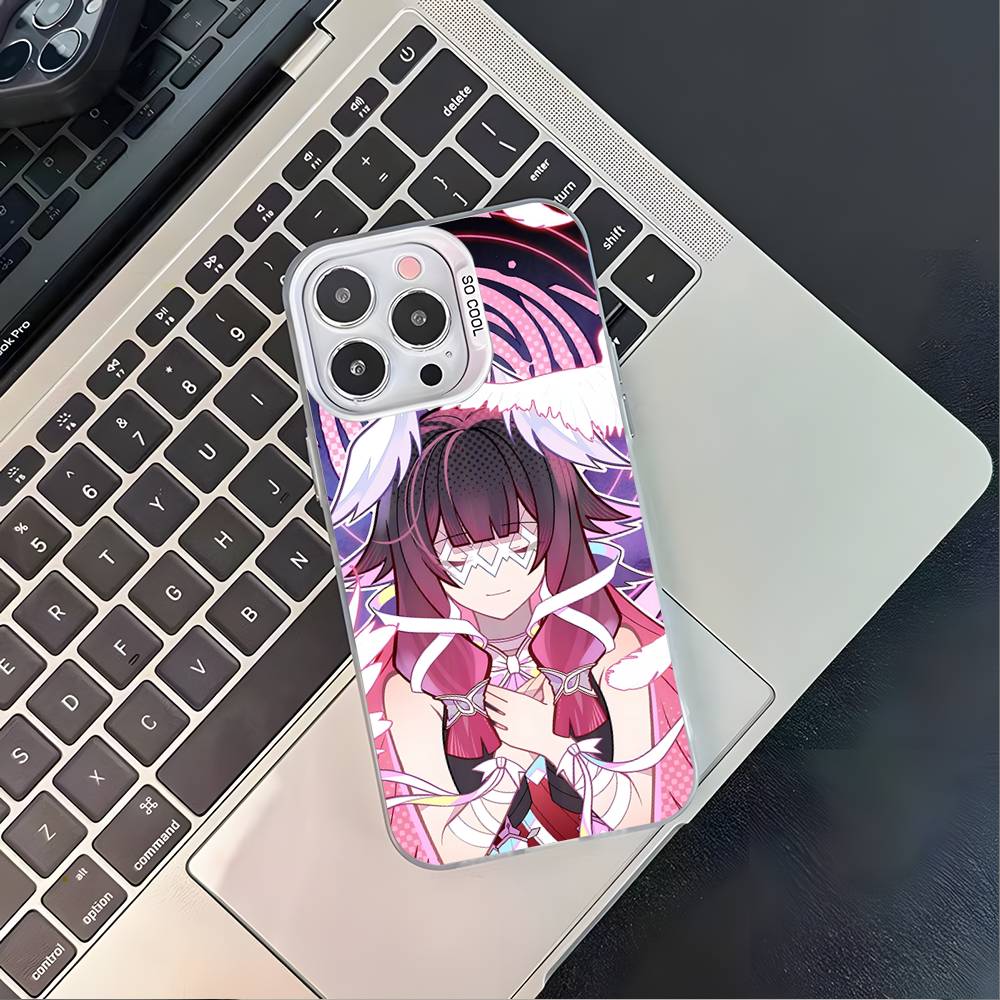 G-Genshin Impact Columbina Phone Case For iPhone 17,16,15,14,13,12,11,Pro,XS,Max,Plus,Mini,SE4,E White Matte Shockproof Cover