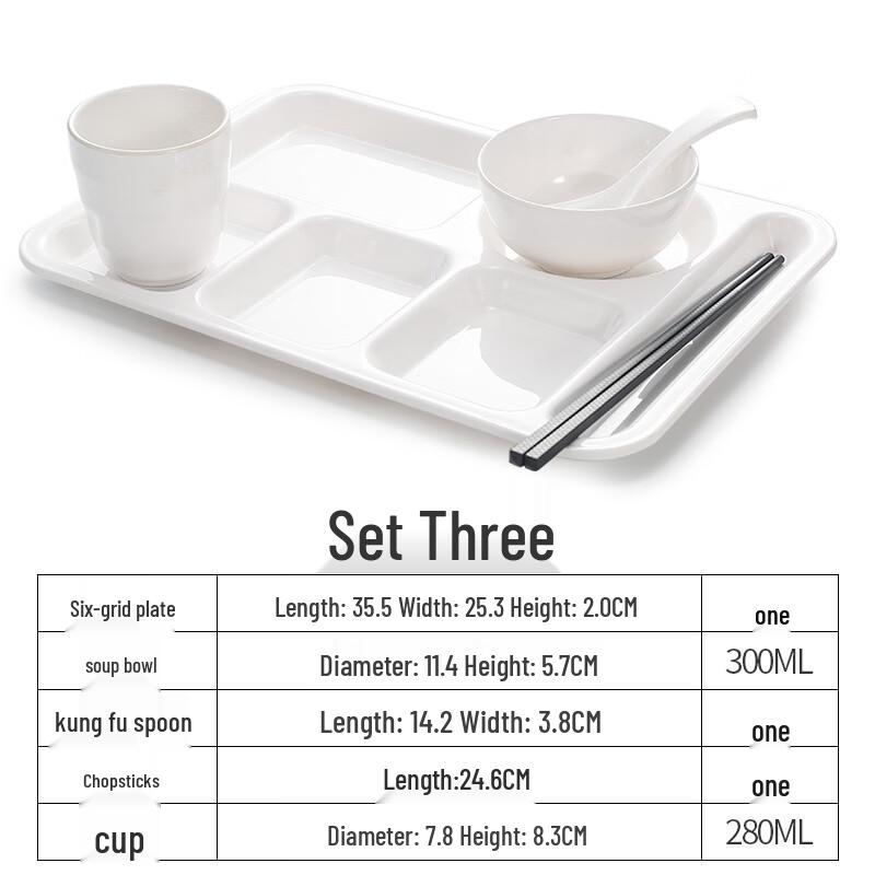 Handon Rectangular Melamine Dinner Plate