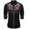 Camisa Occidental Tribal Étnica de Diseño de Lujo para Hombre Deporte Ocio Fiesta al Aire Libre 2023 Nueva