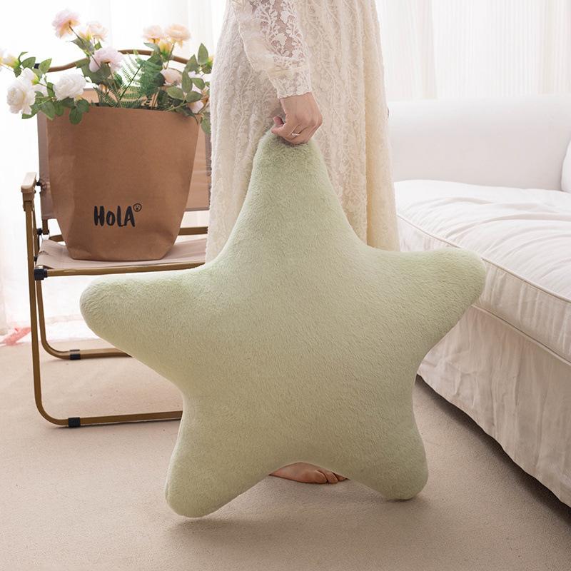 Nordic Little Fresh Star Throw Pillow Plush Cushion Girl Heart Nap Pillow Office Pillow Sofa Ornament