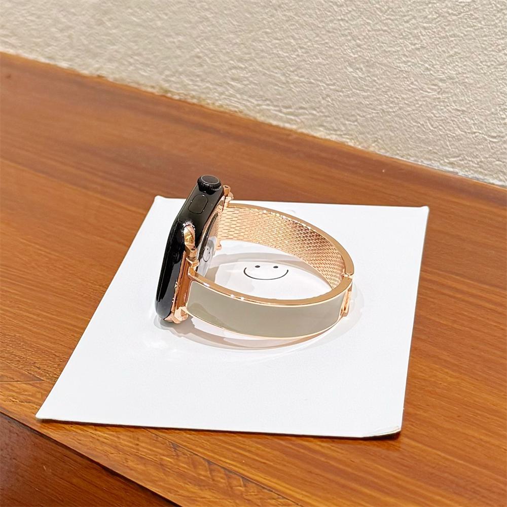 Modeschmuck Schnalle Metall Leder Armband Riemen für Xiaomi Mi Band 8 Pro/9 Pro Redmi Watch 4/5/6 Luxus Ersatzarmband