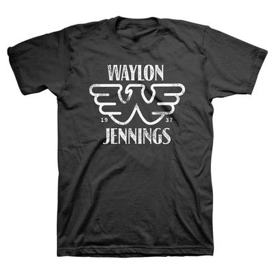 Μπλουζάκι Εμπνευσμένο από τον Waylon Jennings – Est. Μπλουζάκι με Σύμβολο Flying W 1937