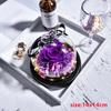 Valentines Day Gift for Girlfriend Eternal Rose LED Light Flower In Glass Cover Mothers Day Birthday Party Wedding Decoration