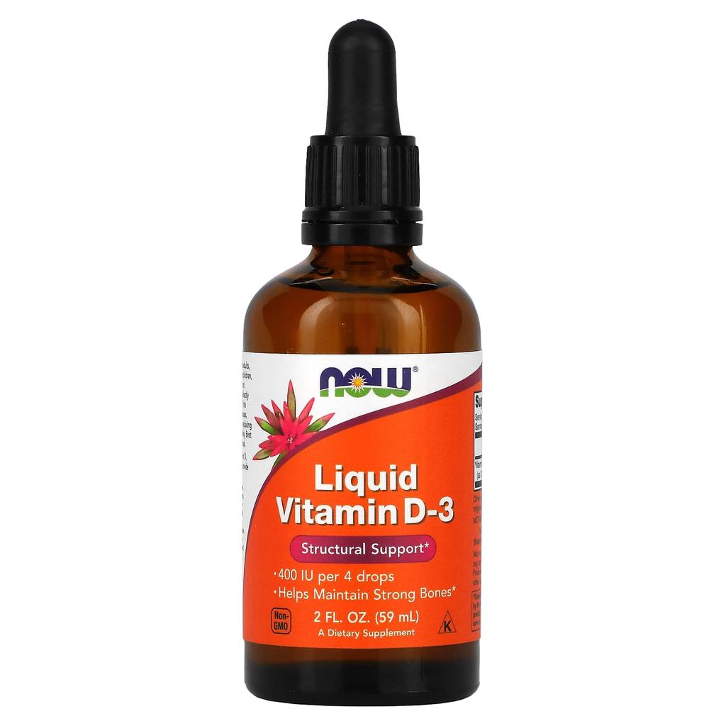Liquid Vitamin D-3, 59 mL (2 Fl Oz) (100 Iu per drop)