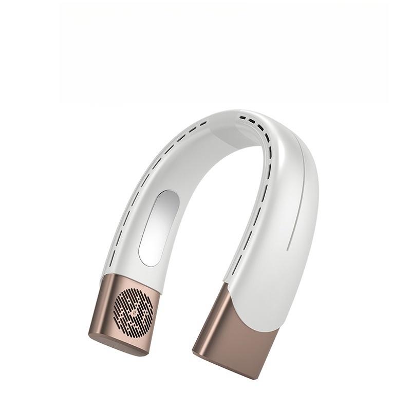 

Portable Neck Fan Fan Mini Air Conditioner USB Rechargeable Air Cooler 5 Speed Electric Fan for Outdoor Ventilator 5000mAh Fans белый