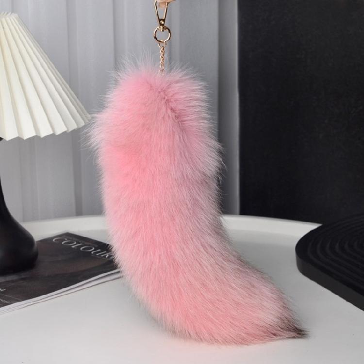 Cosplay Coda di Volpe in Capelli Sintetici Portachiavi alla Moda con Ciondolo a Coda di Volpe Portachiavi Accessorio per Auto e Borsa