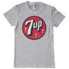 T-shirt da uomo 7UP con licenza ufficiale, logo 7-UP vintage
