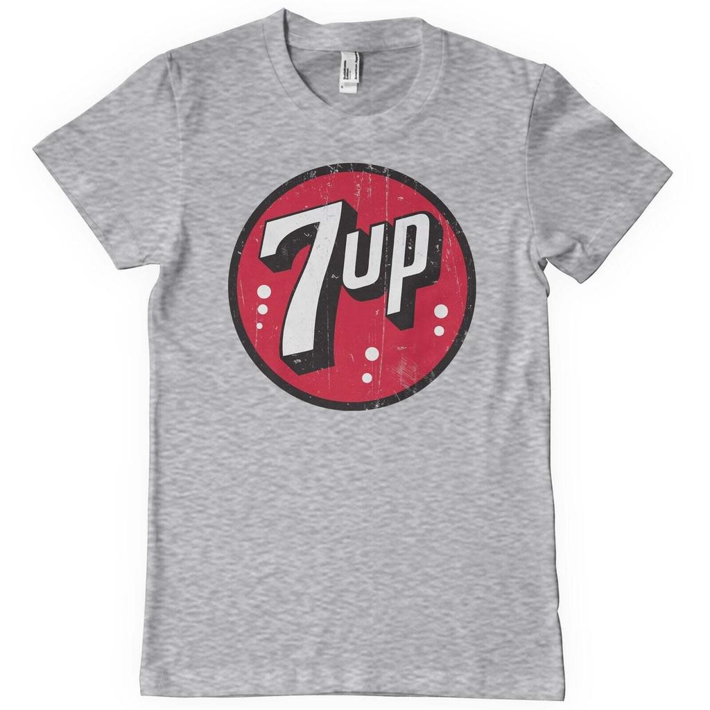Maglietta Da Uomo Vintage Con Logo 7-UP Ufficialmente Licenziata 7UP