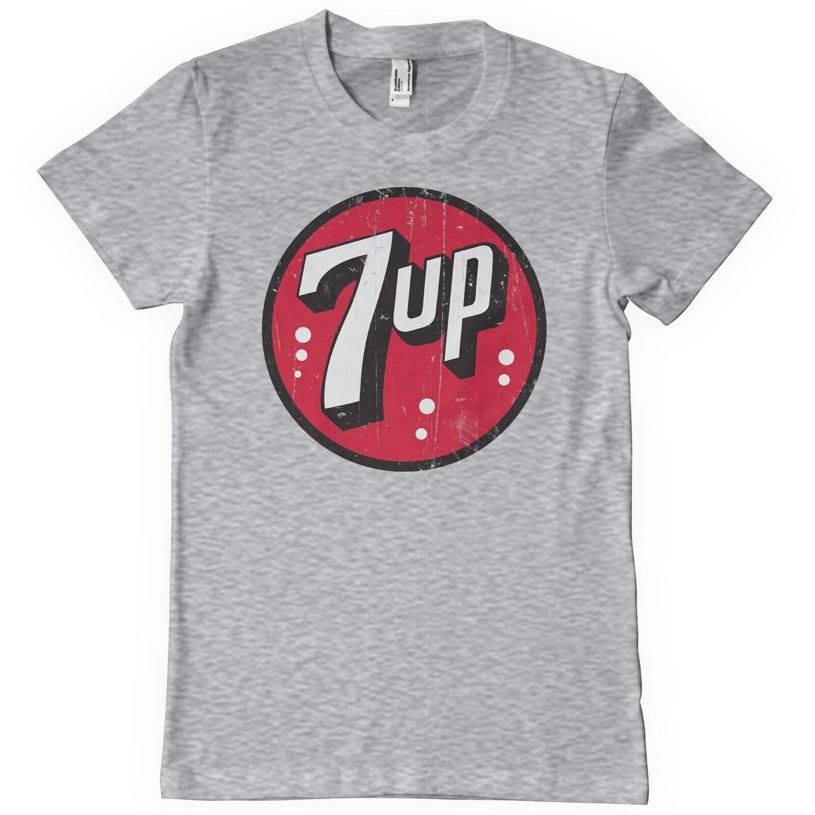 Officially Licensed 7UP Vintage 7-UP Logo Mens T-Shirt XXL