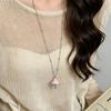 Colorful Mushroom Pendant Necklace Enamel Mushroom Fashion Necklace Sweet Women's Necklace  Women
