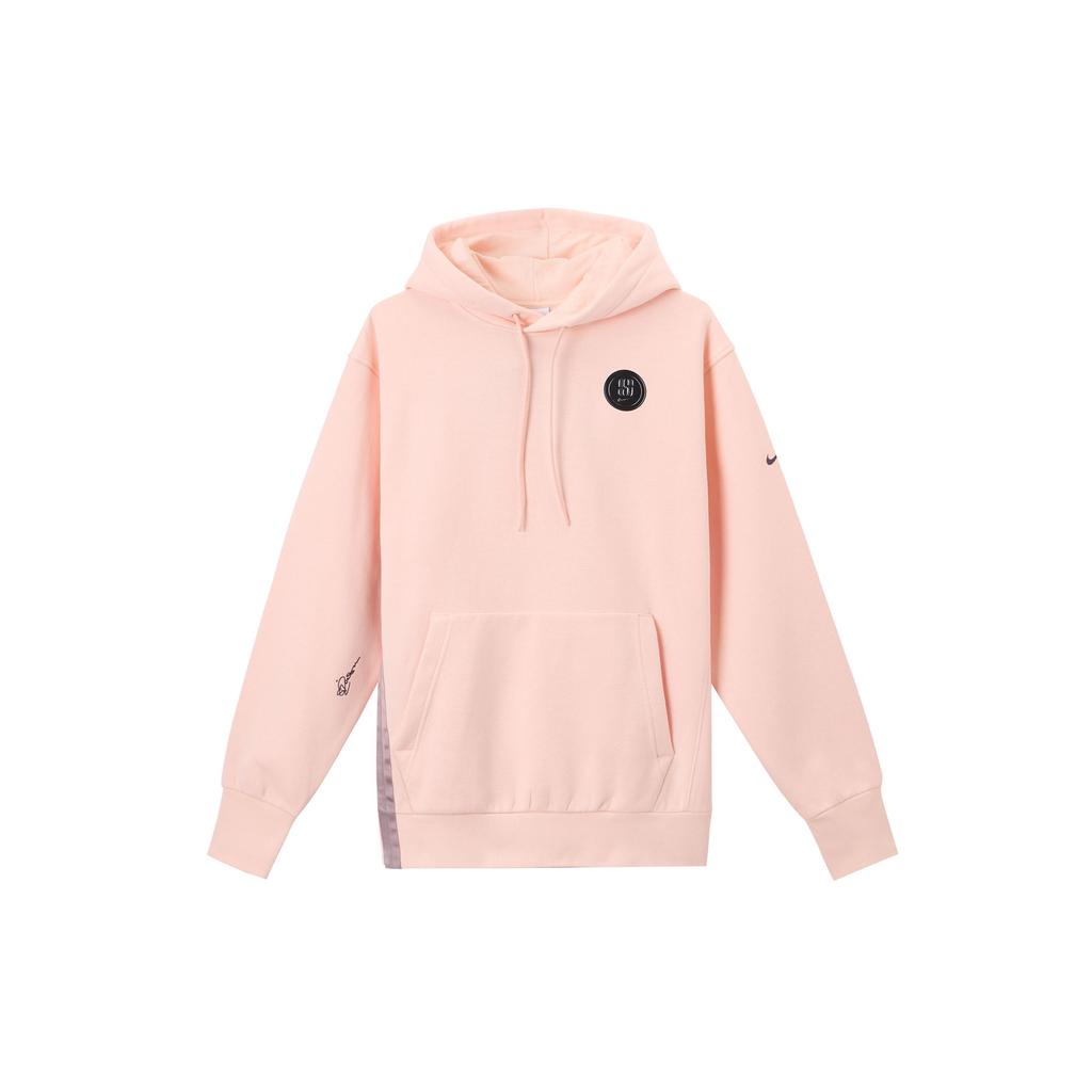 Nike As U Nk Sabrina Signature Hoodie Solid Color Fashion Versatile Long Sleeve Sweatshirt Men Hoodies Pink FV3206-664