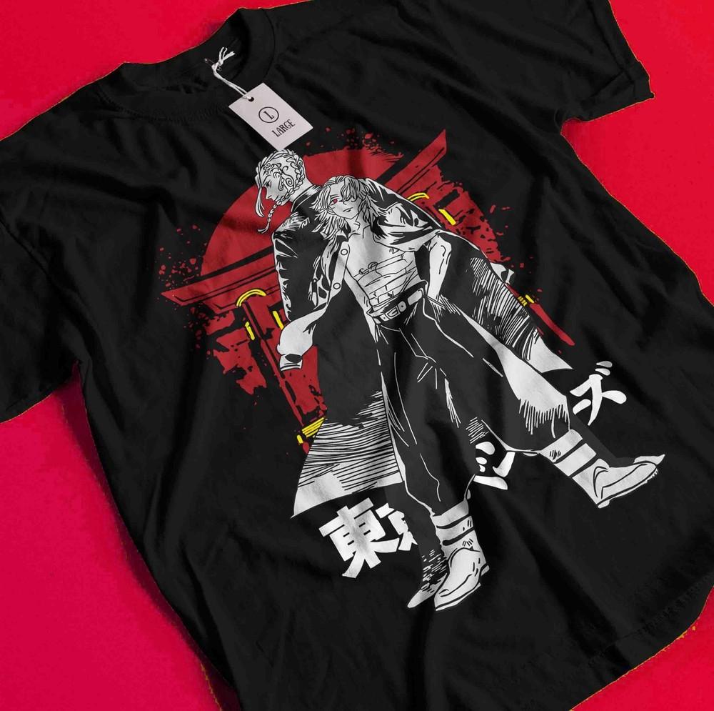 Tokyo Revengers T-Shirt Manjiro Sano Shirt Takemichi Hanagaki Tshirt Ken Hakkai AA293
