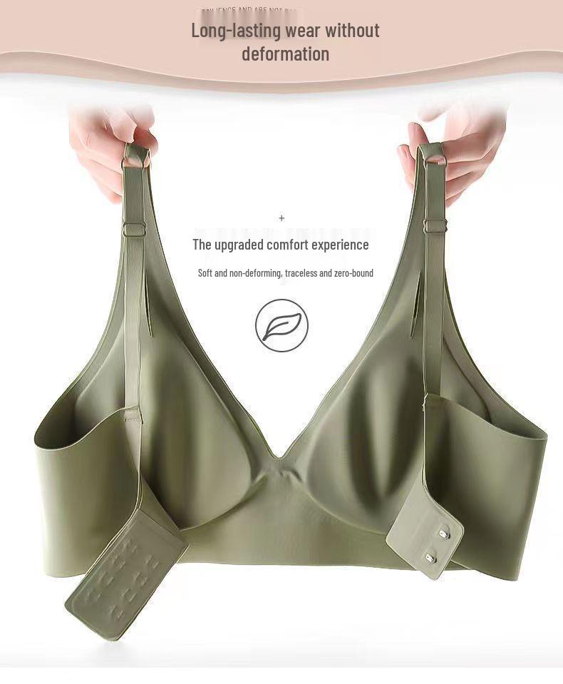 Reggiseno a Fascia in Lattice Gelatina Senza Cuciture: Senza fili, Leggero, Sollevamento regolabile per donna