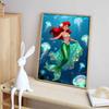 Disney Diamond Art Painting Kit Ariel Mermaid 5D Diamond Painting Dot Art Home Wall Decor
