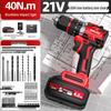 Delixi Brushless Rechargeable Lithium Impact Drill & Screwdriver: Multifunctional Handheld Electric Pistol Drill for Household Use