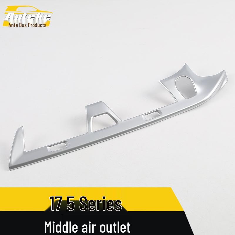 Fits 17 5 Series Center Console Vent Trim: Air Vent Bright Patch Accessory