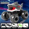 RC Stunt Car Amphibious 2.4G Water Gun Car 10M Long Range Automatic Water Absorption Remote Control Tank Toys Christmas Gifts