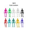 Elastic 5/20Pcs Skeleton Sticky Wall Doll Toy Elastic Skeleton Wet Sliding Toy Set Suitable For Party Halloween Happy Small Gift