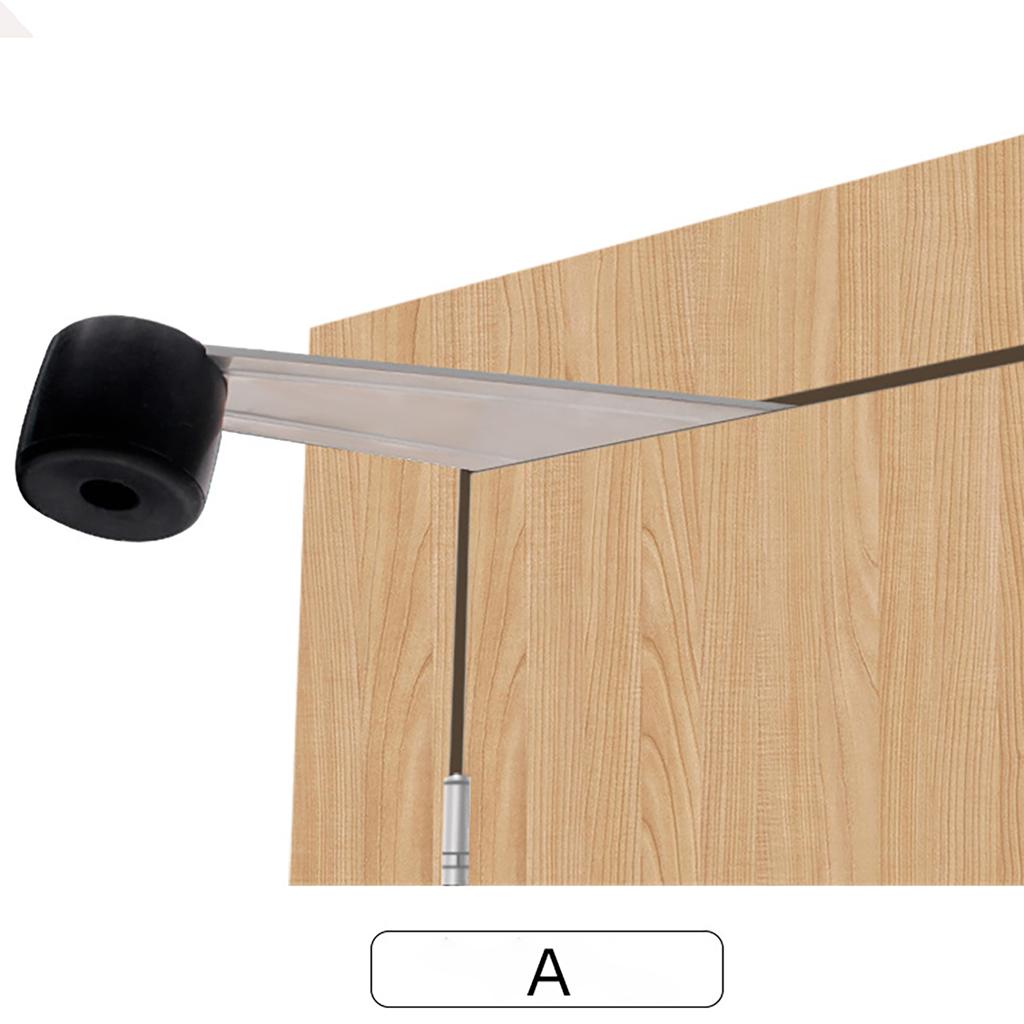 Elegant Floor Door Stop Steel Door Stopper Versatile Metal Doorstop Functional Door Stopper Robusts Door Wedge for Home