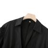 ZG Bow Tie Lace-Up Loose Fit Slim Long Sleeve Shirt - New Design