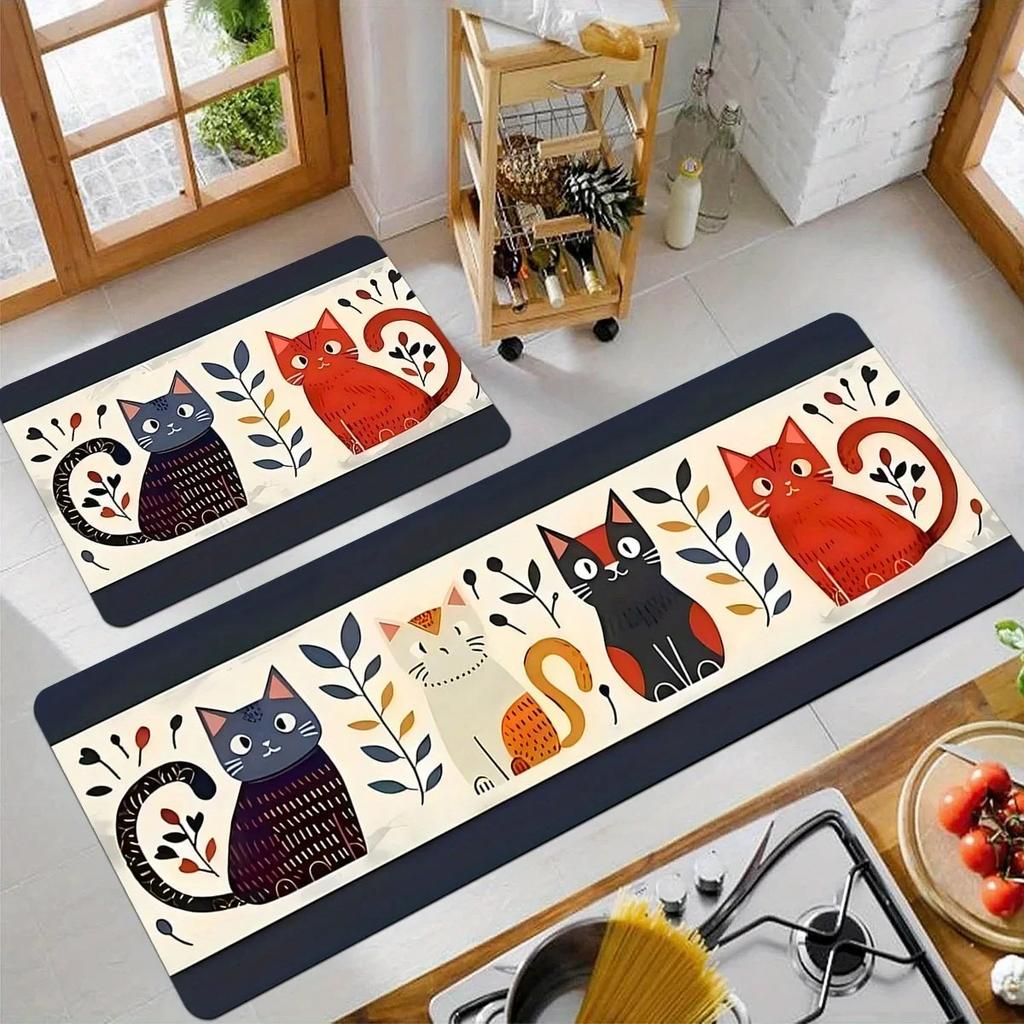1 ks Houbový Dekor Kuchyňské Rohožky Protiskluzové Domácí Rohožky ke Dveřím Pop Design Koupelnové Rohožky Koupelnový Kobereček pro Domácí Umyvadlo Prádelna Dekor