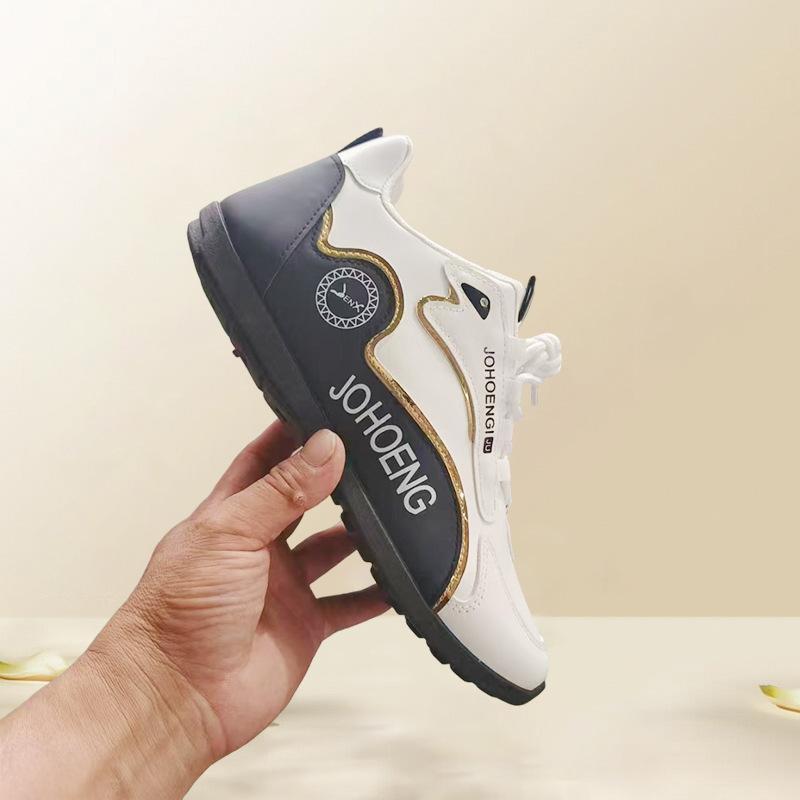 Herrenschuhe neue Freizeitschuhe Leder-Sneaker Laufschuhe trendig bequem vielseitig Board-Schuhe weiße Schuhe