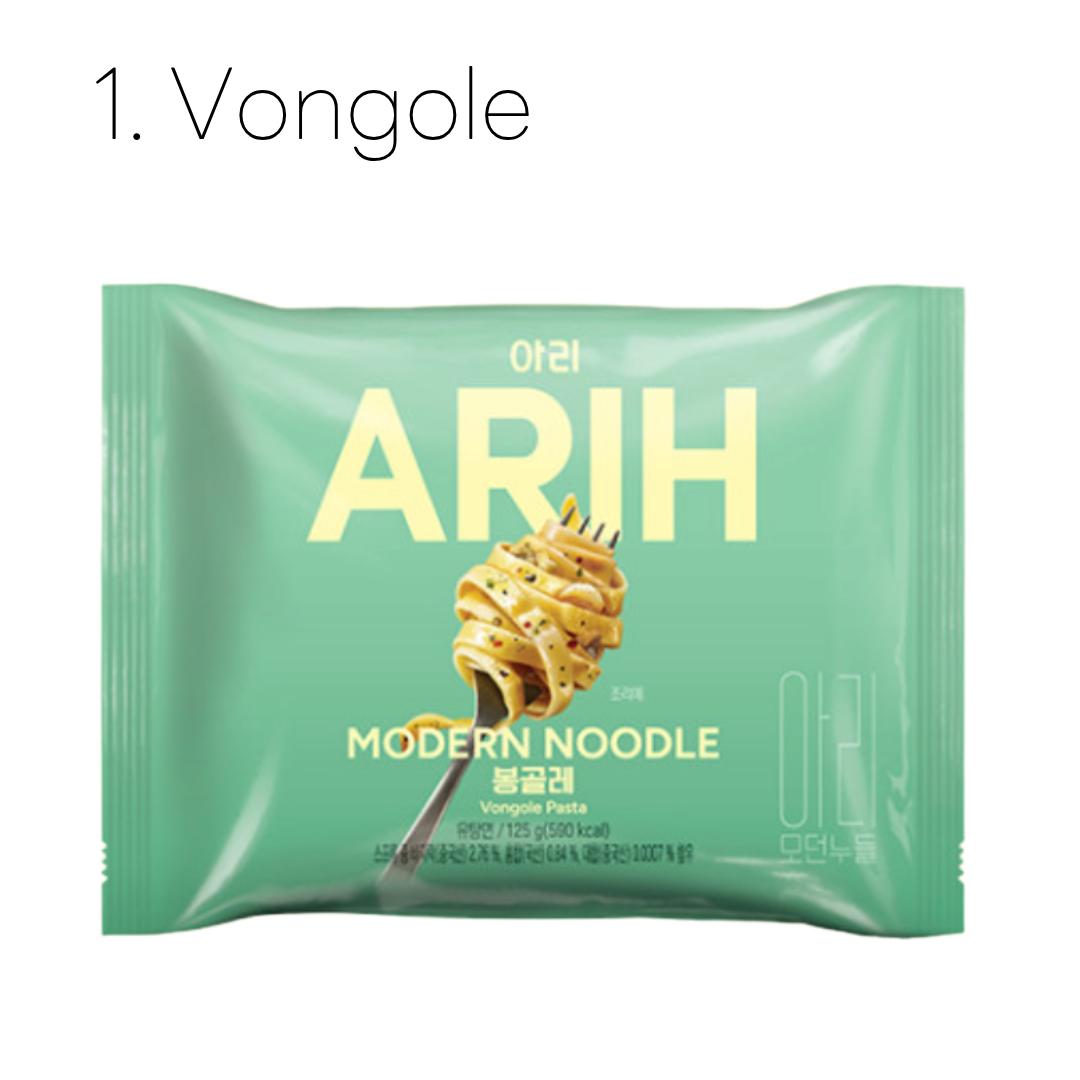 [Paldo] ARIH Modern Noodle Ramen 7 Flavors Official BTS Collaboration Premium Noodles 1. Vongole