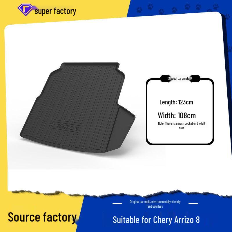Chery Arrizo 8 Trunk Mat (2022-2025) - Eco-Friendly TPE Material (Waterproof Bag)