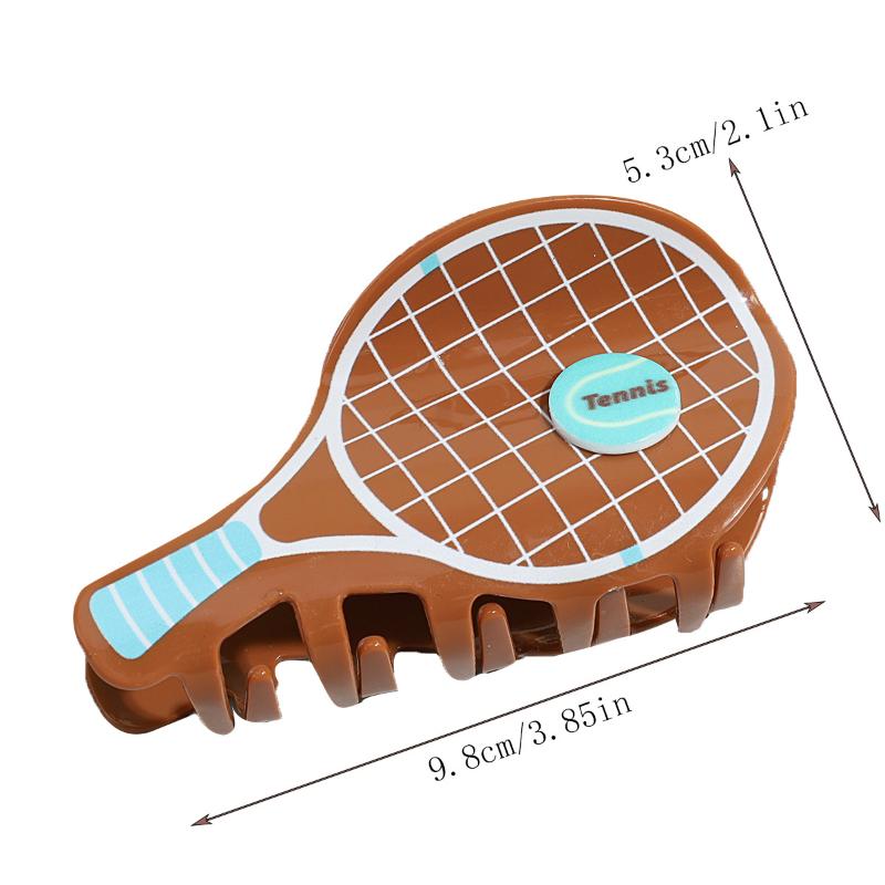 Kreativ Simulations Tennisketsjer Hårklo Eddikesyre Hajklemme Afslappet Hårnål Til Piger Hovedbeklædning Hårtilbehør