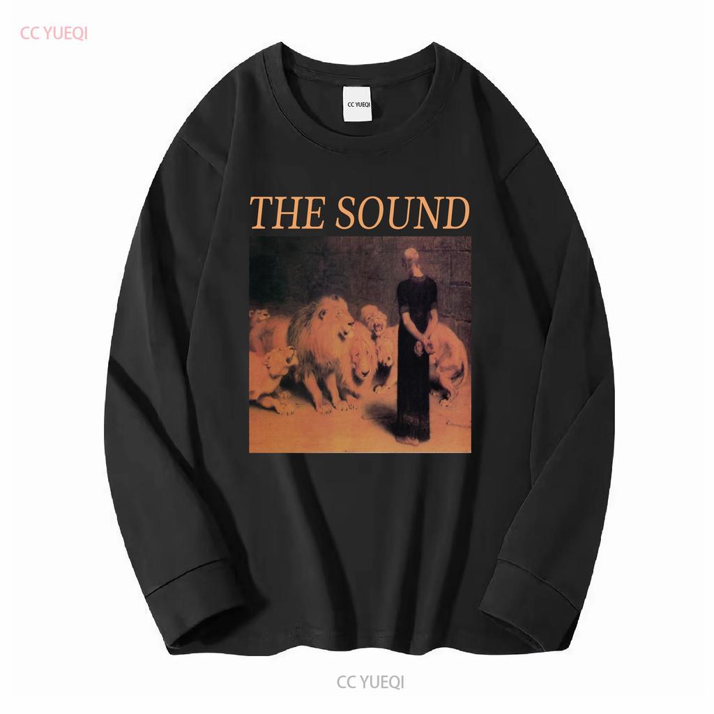the sound T Shirt from lions mouth vintage Washed Stylish Top For Everyday Wear Casual Versatile Unisex homme fashion Soft