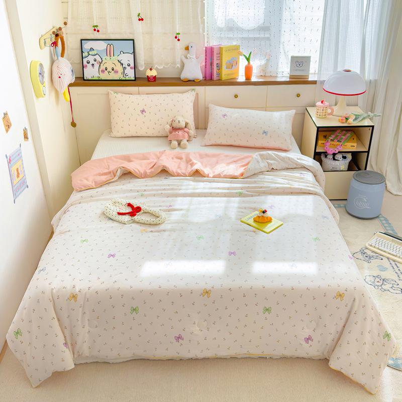 A klasės kūdikių lygio plauta medvilnė ir sojos pluoštas vasarinė vėsinanti antklodė