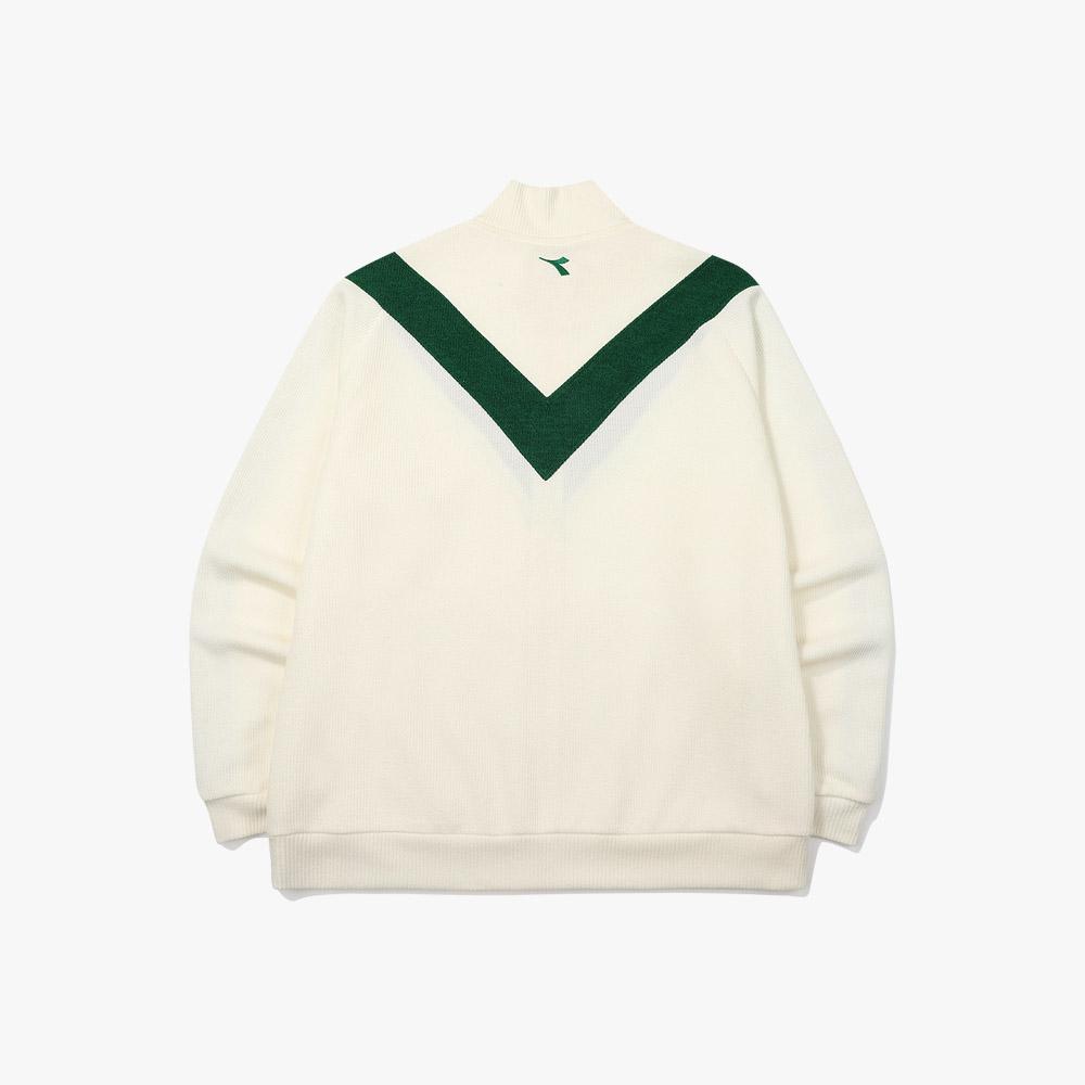 Diadora Montello Knit Track Jacket Ivory
