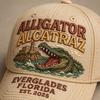 Popular POD heat transfer baseball cap personalized crocodile pattern outdoor cap men's and women's versatile cap