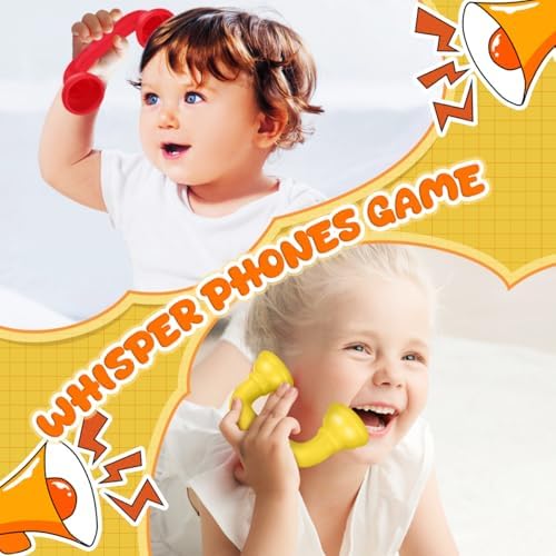 24 Pack Kids Toy Telephones, Colorful Classroom Communication Phones for Children, Perfect for Play and Learning, Size 13.7 x 6.3 x 12.6 cm