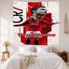 Cristiano Ronaldo Custom Your Name Wall Decor Tapestry Art For Pet Memorial Birthdaywedding Party Backdrop Family Gift
