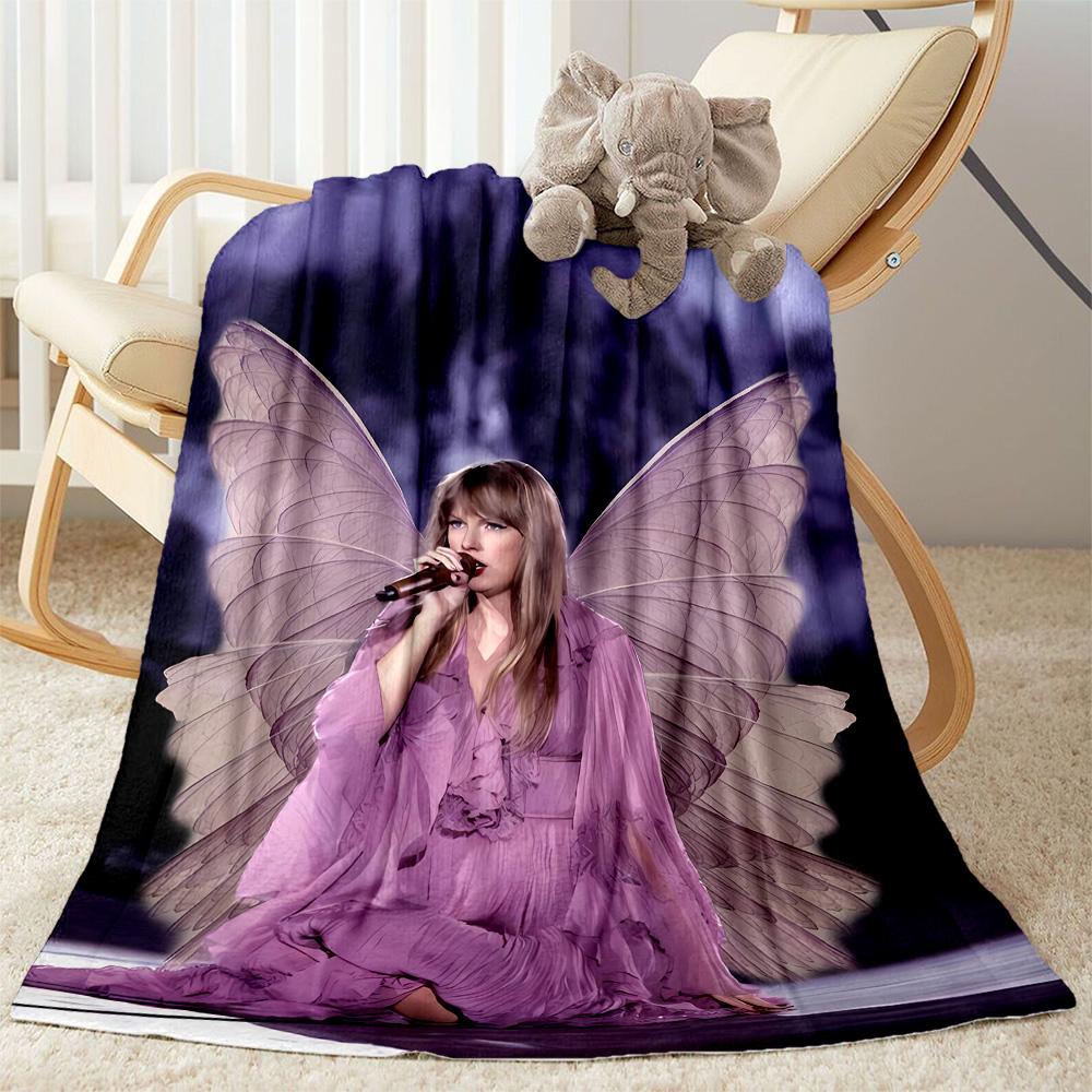 Guitar Performance Stage Blanket Warmthful Decor Suitable for Sofa Bedding Couch Four Seasons Universal Playful Design