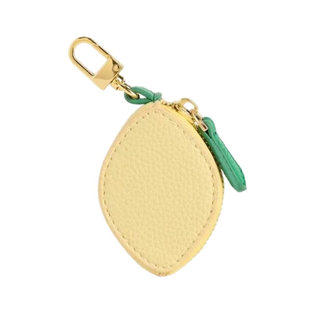 

Cute Fruit Shape Fruit Coin Purse Strawberry Lemon Zipper Coin Bag PU Leather Earphone Bag Bag Accessories лимон