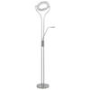 Lampadaire - vidaXL - Variable - LED - 180 cm - Argenté