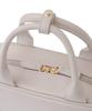 Maison de FLEUR 2-Wege Boston-Tasche mit Pochette, Graupink, F Tragetasche, 08000645400