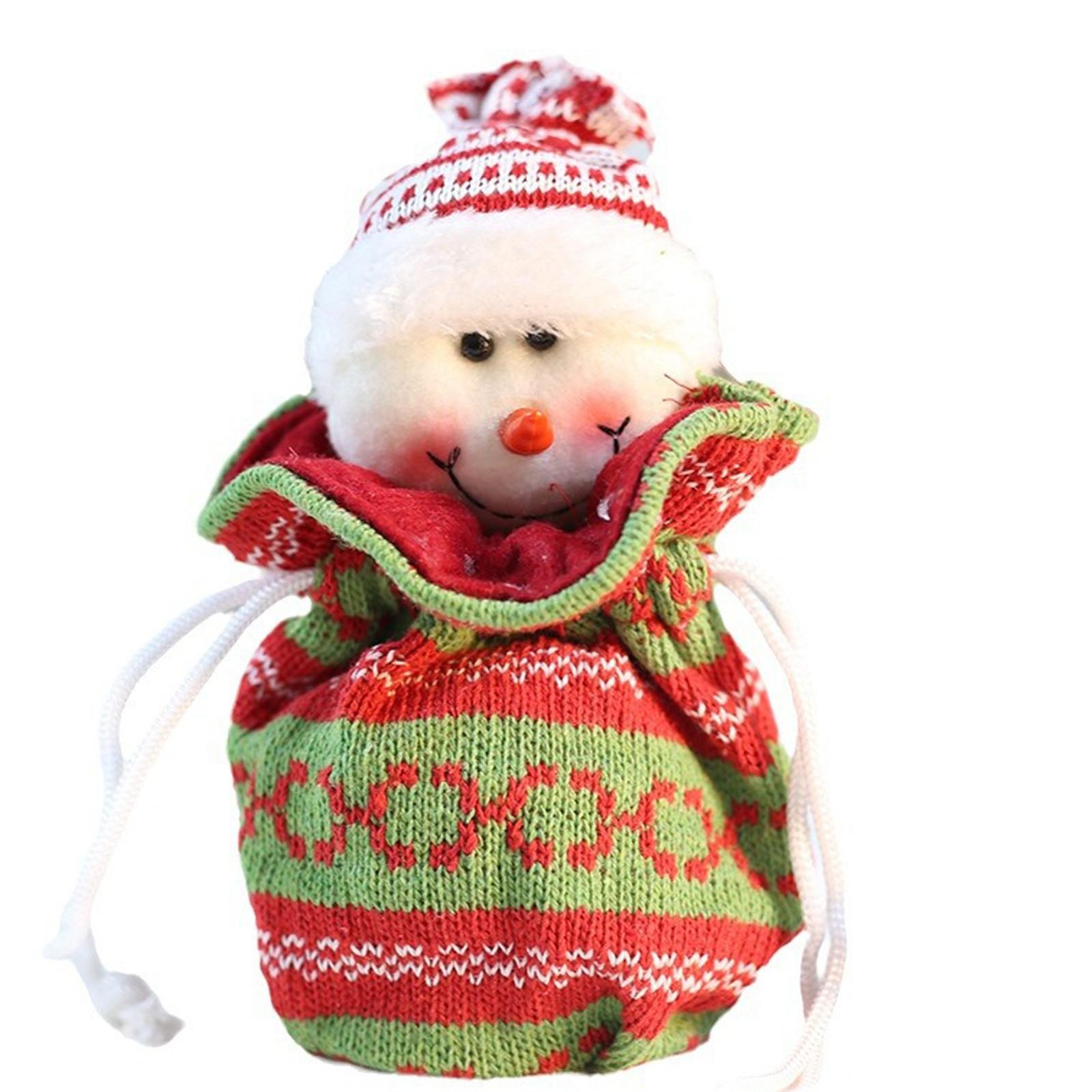 

Рождественские сумки Рождественские украшения Подарочная коробка и упаковка Клаус Снеговик Сумки с лосями One Size