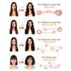 No Heat Hair Curling Rod with Scrunchies, Overnight Sleeping Satin Hair Roller Headband, Non-Heating Long Hair Curler for Women