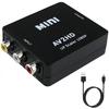 1080P RCA AV To HDMI-compatible HD To AV Composite Adapter Converter AV2HD Audio Video Cable CVBS AV Adapter with USB Cable 5