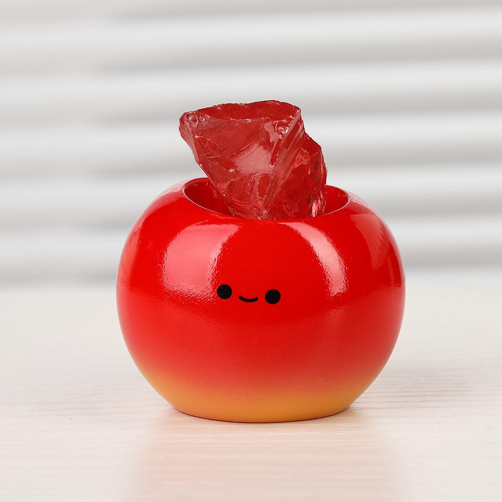 Energy Fruit Stone Ornament - Cute Creative Desktop Decoration