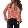 Women's Fashion Shirt Top Spring and Autumn Temperament Long Sleeve Autumn Shirt Women