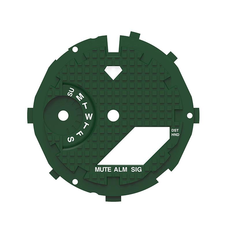 Modified Watch Case Parts Waffle Dial for GA-2100 GA-2110 3rd 4th Generation GA2100 GA2110 Inner Shadow Circle Bezel Accessories