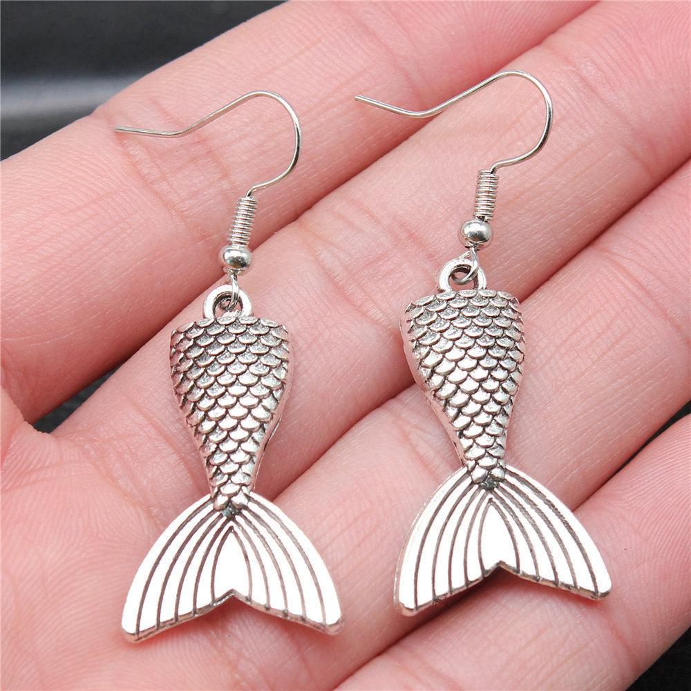 Bold Hot-Selling Marine Life Mermaid Drop Earrings Elegant Valentine's Gift for Formal Occasions